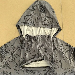 เสื้อตกปลาแบบมีฮู้ดผ้า UV เสื้อตกปลาแห้งเร็วสีเทา - Product Image 4