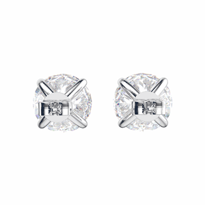 1.50 ctBoucles d'oreilles en diamant taillé rond pour femme - Product Image 1