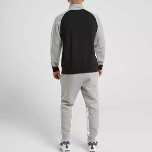 Offre Spéciale – Survêtement d'entraînement personnalisé pour homme, coupe ajustée, manches longues, brodé, à capuche, 100 % coton polaire respirant - Product Image 4