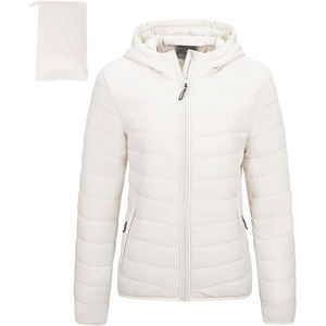 แจ็กเก็ตบุนวมใส่ได้ทั้งชายและหญิง2024แบบลำลองมีซิปคอตั้งระบายอากาศได้ทำจากผ้าฝ้ายมันวาว - Product Image 1