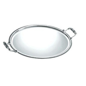 Bandeja de Servicio de Alimentos de Acero Inoxidable con Asa de Hierro, Diseño Moderno, al Precio Más Bajo - Product Image 6