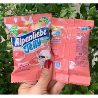 Alpenlieb Bonbons mous à saveur de pêche 24g Bonbons sucrés en forme de cube de haute qualité Marché mondial Vietnam