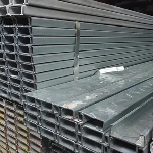Chất lượng cao tùy chỉnh độ dày Kết Cấu Thép mạ kẽm C xà gồ C kênh thép - Product Image 2