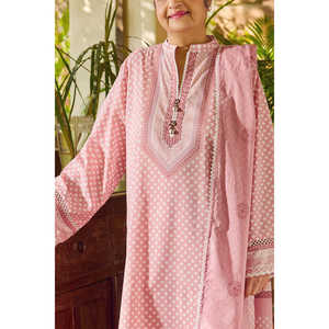 ชุดสูทผ้าลอนพิมพ์ลาย 3 ชิ้นสำหรับผู้หญิง พร้อมผ้าคลุมไหล่ รุ่น CL-62103 - Product Image 6