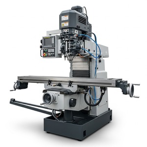 Machine de fraisage verticale CNC manuelle de type lit lourd, broche unique, 3 axes, haute précision, machine de découpe de métal - Product Image 5