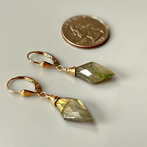 Fashion Elegant Classic Labradoritez Vintage 925 Silver Earing Natural Smooth Quality Earing <b>Gift</b> for Ladies <b>Wedding</b> Party - Product Image 1