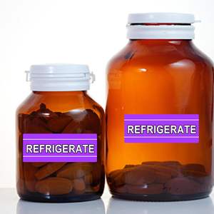 Autocollants de réfrigération Étiquettes médicales Réfrigérer les autocollants de <span class=keywords><strong>pharmacie</strong></span> de service alimentaire 1/2x1.5 pouces - Product Image 6