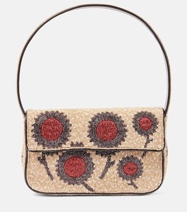 Bolso de Hombro de Algodón con Cuentas de Perlas y Flores de Margarita de Lujo de HUSSAIN CRAFTS para Mujer, con Colores Mezclados y Estilo Elegante - Product Image 1