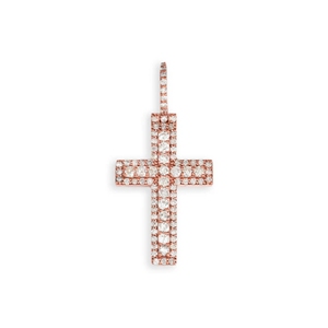 Classique Croix Style S925 Argent Moissanite Diamant Pendentif Bijoux Élégants Pour Cadeaux Religieux - Product Image 2