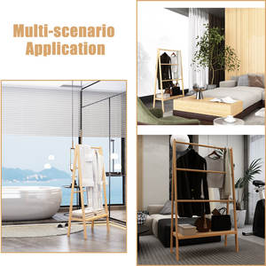 Gabinete de baño de bambú moderno, solución de almacenamiento independiente para baños, dormitorios, salas de estar, cocinas, escuelas - Product Image 5