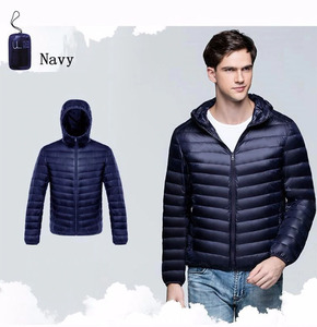 Nouvel arrivage de veste bouffante légère pour hommes, confortable, en toile, à bulles, avec col montant et fermeture éclair, aspect professionnel personnalisé - Product Image 4
