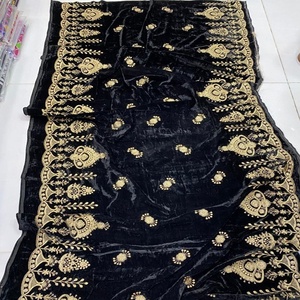 Châle en velours pour femmes, hiver, musulman, taille et couleur personnalisées, qualité supérieure, prix abordable - Product Image 1