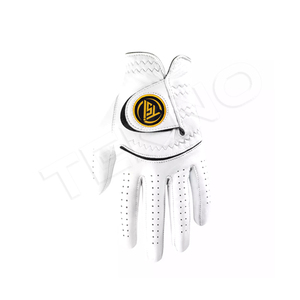 Guante de golf personalizado Cabretta de cuero Guante de golf Embalaje Guantes de golf Cabretta de cuero con logotipo personalizado Marcadores de bolas - Product Image 4