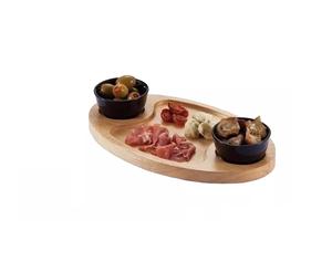 Plateau en bois plateau de service en bois durable plateau de petit-déjeuner en bois nouveau design plater pour la maison hôtel cuisine Design moderne - Product Image 3