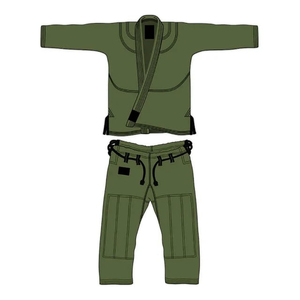 Uniforme de Jiu Jitsu Brasileño (BJJ) Personalizado para Entrenamiento de Artes Marciales, Elástico, 100% Algodón, con Logotipo Bordado, Transpirable, para Adultos - Product Image 3