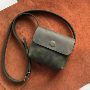 Handmade Genuine Leather Waterproof Sling <b>Bag</b> Crossbody <b>for</b> <b>Men</b> & Women Vintage Fashion Style Custom Logo Option - Product Image 4