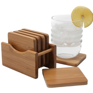 ที่รองแก้วไม้อะคาเซียสำหรับใช้ในบ้านถาดรองแก้วทำจากไม้ธรรมชาติ - Product Image 1