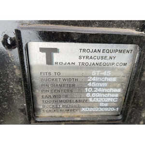 Cucharón Excavador Trojan 24 para Excavadora de 5 Toneladas para Agricultura y Construcción, Nuevo, Modelo PC55 SQ3434777 305 - Product Image 2