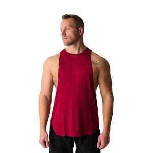 Ligero diseño fresco logotipo personalizado hombres Spandex poliéster sin mangas gimnasio chaleco secado rápido entrenamiento camiseta sin mangas ideal para uso diario - Product Image 1