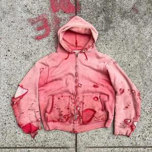 Vente en gros Fabricants Personnalisés Patch épais coupé et cousu en détresse Sweats à capuche fonctionnels Femmes Mock Neck Sweat à capuche surdimensionné - Product Image 1