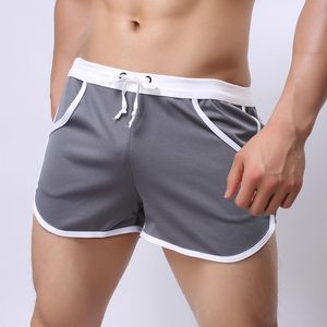 Short de fitness droit à séchage rapide avec impression de logo personnalisé pour hommes, jogging de basket-ball uni, short de gymnastique en maille, short en maille vierge pour hommes - Product Image 3