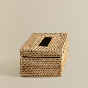 กล่องกระดาษทิชชูหวายสานอย่างพิถีพิถันกล่องเก็บของแฮนด์เมดเป็นมิตรกับสิ่งแวดล้อมของตกแต่งบ้านและบ้านจากเวียดนาม - Product Image 2