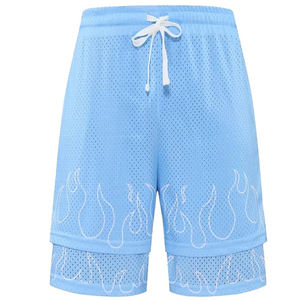 Pantalones Cortos de Baloncesto Casuales para Hombre, Tallas Grandes, de Alta Calidad, con Logotipo Sublimado Personalizado, Transpirables, de Secado Rápido, 100% Poliéster - Product Image 3