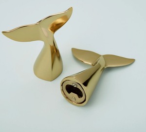 ที่เปิดขวดทรงหางปลาวาฬสีทองที่ไม่เหมือนใครสำหรับบ้านงานแต่งงานร้านอาหารบาร์โรงแรมอุปกรณ์ในครัวที่เปิดขวดเบียร์ไวน์ - Product Image 1