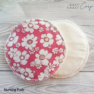 Coussinets d'allaitement réutilisables écologiques Coussinets d'allaitement lavables en tissu, cadeau de douche de bébé parfait - Product Image 3