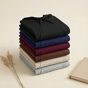 Sweat-shirt à capuche décontracté d'hiver 60% coton 40% polyester Tissu polaire Impression sérigraphique personnalisée sur le devant Mesure américaine/européenne - Product Image 1