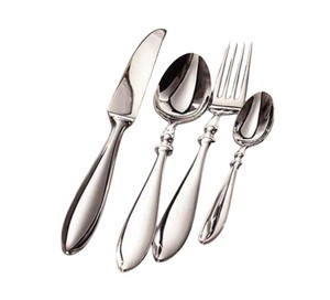 Vaisselle en acier inoxydable de qualité alimentaire de style classique à vendre ensemble de couverts plaqués or pour la maison et l'hôtel - Product Image 6