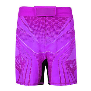 Shorts MMA pour hommes en polyester de haute qualité, taille élastique, coupe ample, séchage rapide, vêtements de sport - Product Image 1