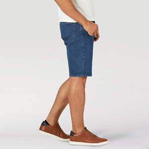 กางเกงขาสั้นผ้ายีนส์ซักได้สำหรับผู้ชายกางเกงขาสั้นผ้ายีนส์ทรงสลิมฟิตแนวสตรีท - Product Image 2