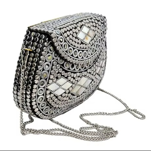 Handmade New Arrival Unique Bohemian Mosaic Clutch for Evening Bag/Parties Bride and Dinner for Girl At Low Coast By HF CRAFTS - Product Image 1