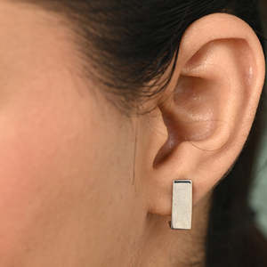 NOVAMART Fine Geometric & Water Drop 925 <b>Sterling</b> <b>Silver</b> <b>Stud</b> Earrings for Women Girls Wholesale Export - Product Image 4