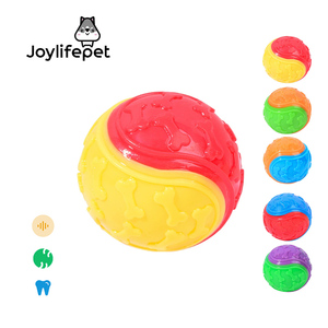 Pet Đồ Chơi Bán Buôn 6.5 Cm Cao Su Đào Tạo Tpr Bóng Con Chó <span class=keywords><strong>Chew</strong></span> Đồ Chơi Tương Tác Phong Trào Con Chó Squeaky Đào Tạo Đồ Chơi Bóng - Product Image 1