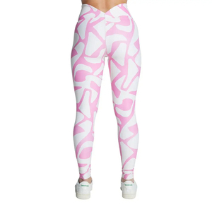 Legging pour femme de qualité supérieure, gris foncé, en Spandex/Polyester, longueur intégrale, taille mi-haute, sans couture, pour la gym, le sport, le fitness, séchage rapide - Product Image 3