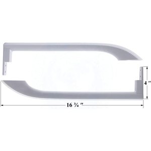 Poignées de porte compatibles Frigidaire pour réfrigérateur, nouvelles références 5304506469 5304504507 5304486359 242059501 242059504 - Product Image 5