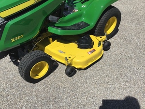 Tondeuse à gazon autoportée sans fil électrique industrielle John Deere X950R 4 temps pour bricolage - Product Image 2
