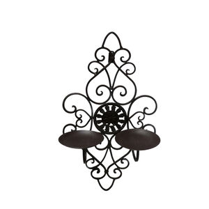 ROSHAN HANDICRAFTS Handcrafted Creative Handmade Eco-Friendly Customized Shape Metal Wall Candle Holder Wall Scones <b>Tealight</b> - Product Image 5