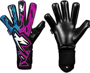 Guantes de Portero de Cuero Premium Personalizables Ajuste Personalizado Venta al por mayor Fútbol Latex Grip - Product Image 4