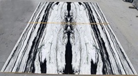 Marbre indien blanc panda de qualité supérieure, poli, grandes dalles de 2/3 cm, pour comptoirs de cuisine et salle de bain, revêtements décoratifs pour sols/murs