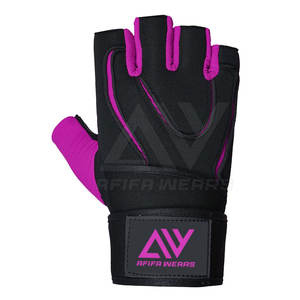 Gants de fitness de haute qualité pour hommes et femmes Gants de gymnastique en cuir pour l'haltérophilie et l'entraînement sportif disponibles à la vente - Product Image 3