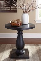 Tables d'appoint en bois fabriquées à la main avec un vernis antique à texture rustique et un artisanat durable