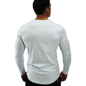 T-shirts à manches longues personnalisés de haute qualité pour hommes, impression personnalisée, t-shirts à manches longues écologiques, t-shirts à col rond pour hommes - Product Image 6