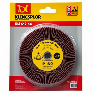 Disco de Pulir KLINGSPOR KM 613 de Corindón con Grano 60, 60xH30mm, Vástago de 6 mm, Paquete de 10 - Product Image 3
