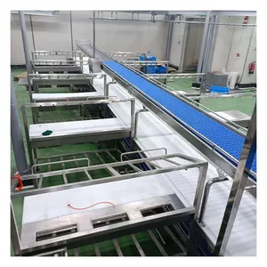 Slaughterhouser Automatic Beef sheep Lamb Pork Chicken Meat Processing Deboning transport belt conveyor Line
