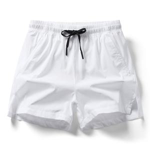 Shorts de sport pour homme en toile, taille élastique, couleur unie, décontractés, pour le fitness et l'entraînement - Product Image 6