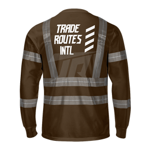 High Quality Reflective Safety Workwear Set Waterproof Polyester Crew Necks Bib Button-Up <b>Shirt</b> for Outdoor <b>Workers</b> - Product Image 6