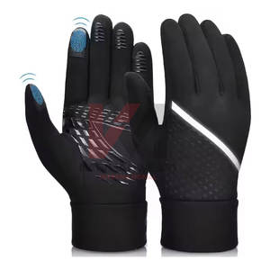 Gants de course coupe-vent d'entraînement Gants à écran tactile pour doigts complets Cyclisme Course à pied Autres sports de plein air Gants thermiques d'hiver - Product Image 4